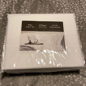 White sheet set - never used!